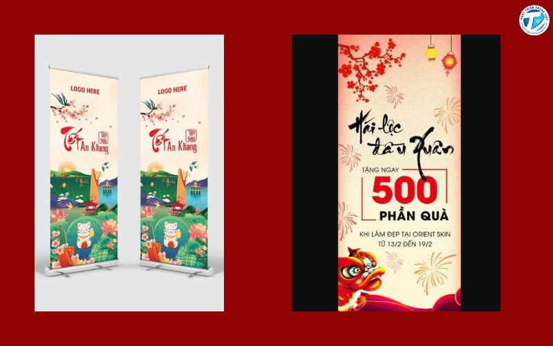 Standee Tết hiện đại